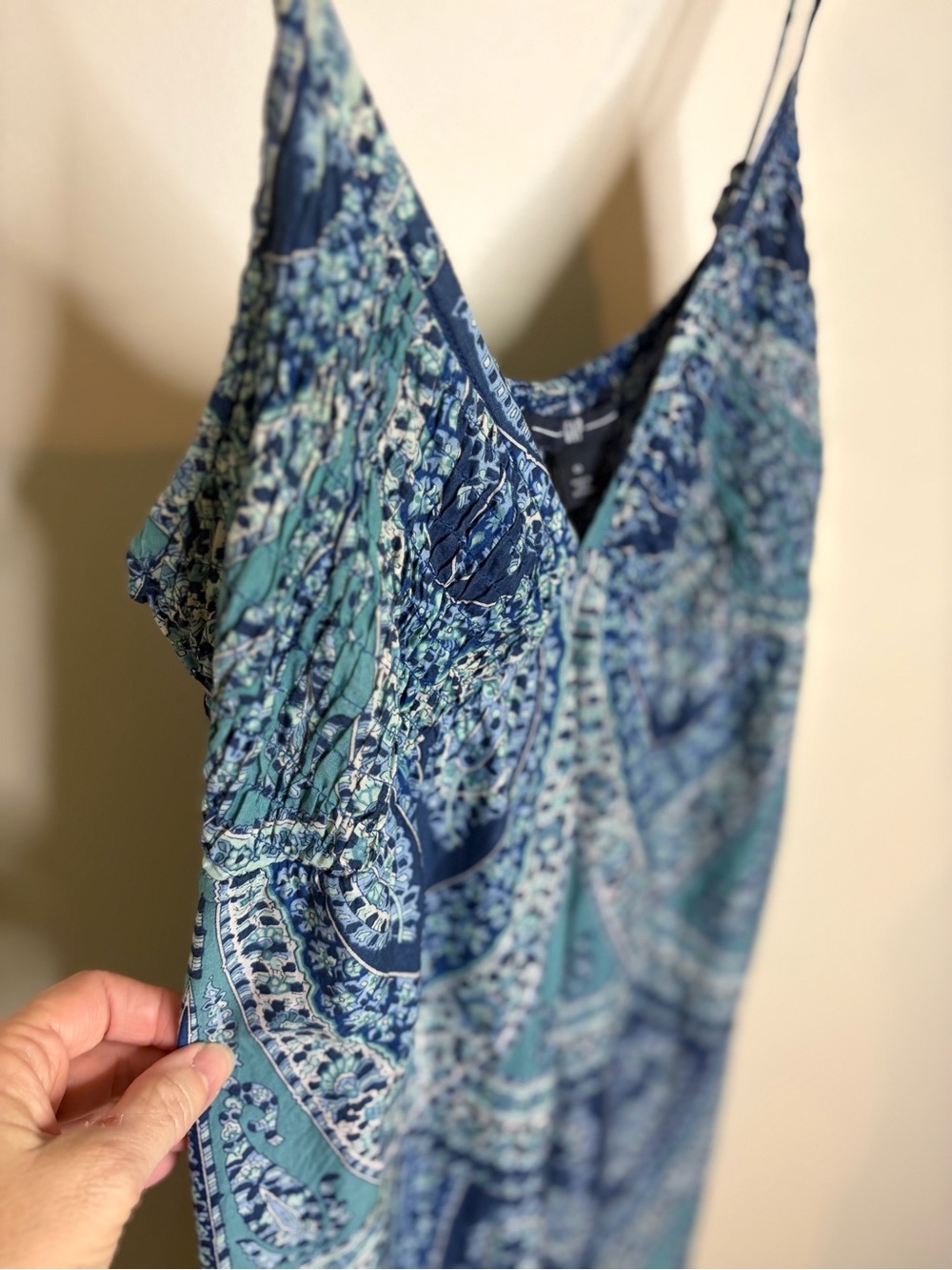 GAP Blue Paisley Maxi Dress #1363